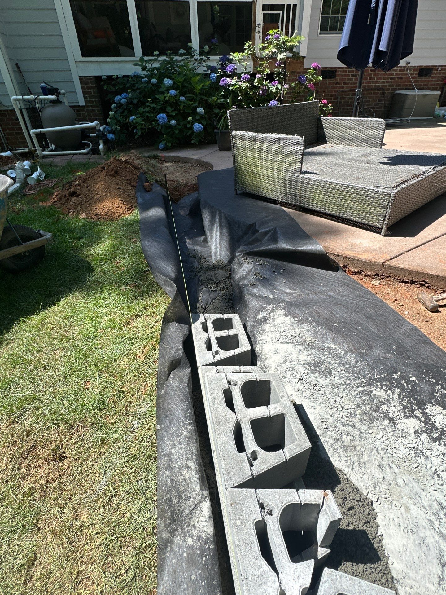 Patio extension in Youngsville by Martinez Brother’s Nc Landscaping Inc