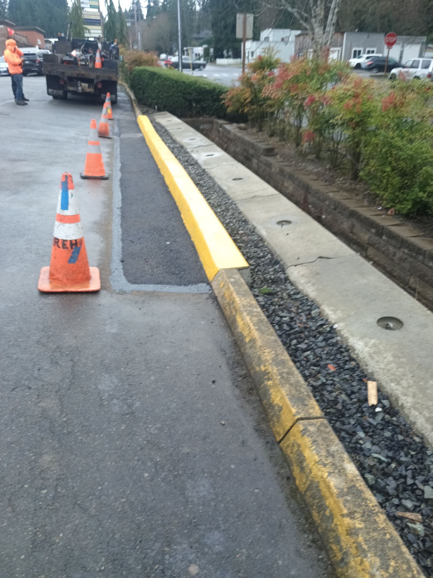 Striping, Asphalt Patch Repair & Concrete Curbing | Edmonds  by Jireh Asphalt & Concrete Inc 