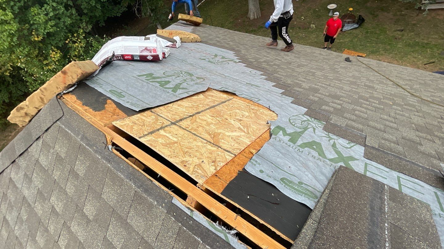 Residential Roofing Installation using GAF Natural Shadow  by A & H Roofing and Contracting