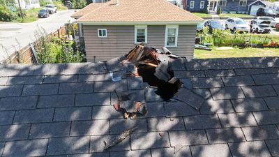 Garage Roof Replacement & Trim Repair