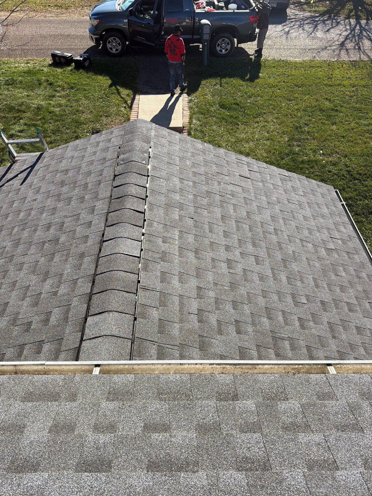 Residential Roofing Installation using GAF Timberline HDZ Pewter Gray by Rainstoppers Roofing