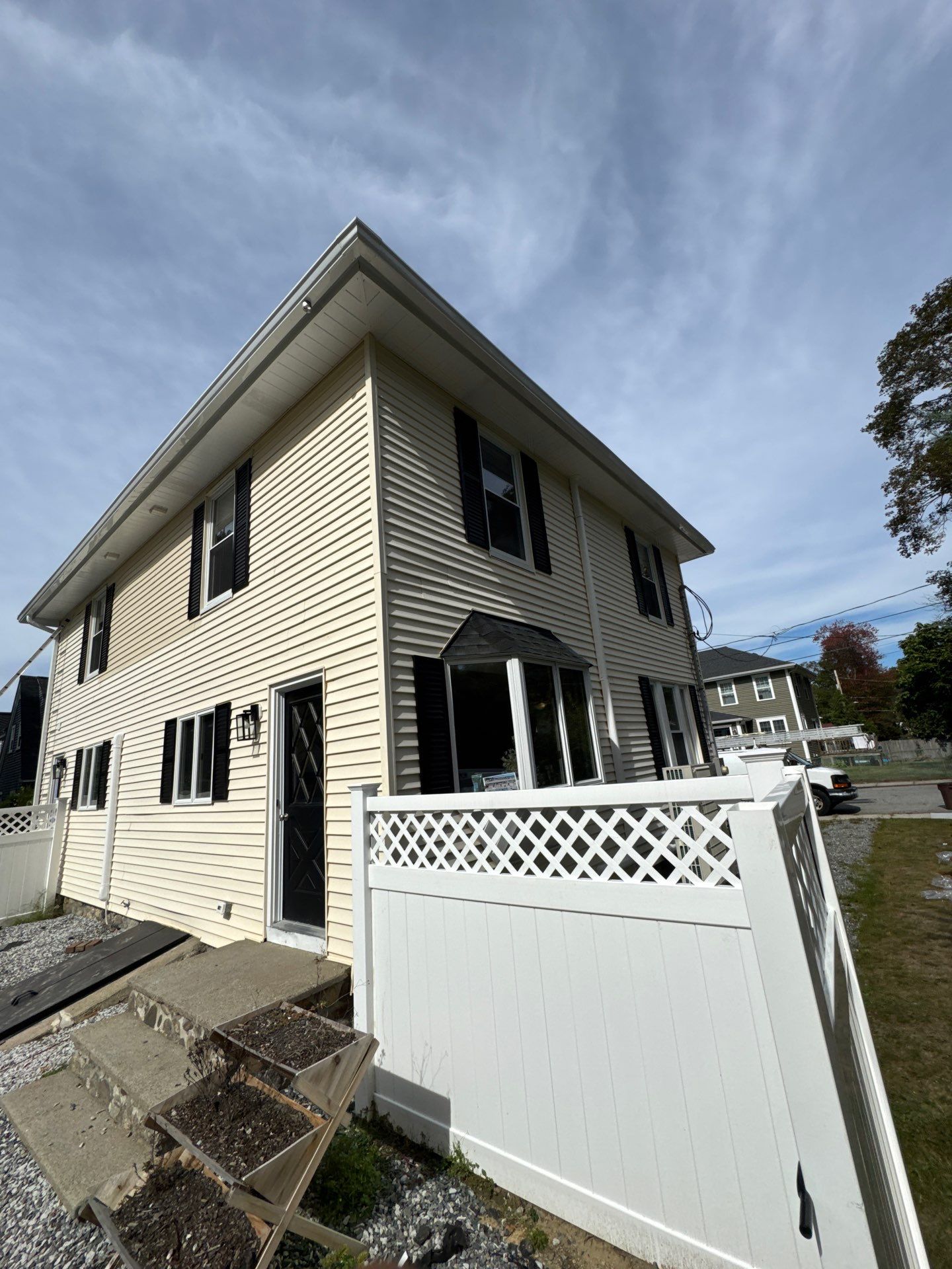 Seamless Gutter Installation with Crown Molding Adjustment | Maynard, MA by Mighty Dog Roofing of Greater Middlesex County