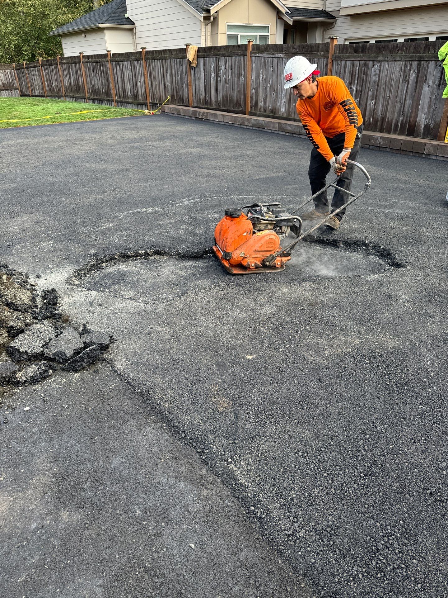 Retaining Wall & Asphalt Patch | Lynnwood  by Jireh Asphalt & Concrete Inc 