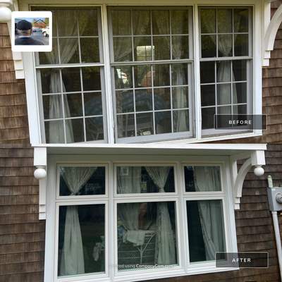 Complete Window Replacement with Clean Exterior Finish