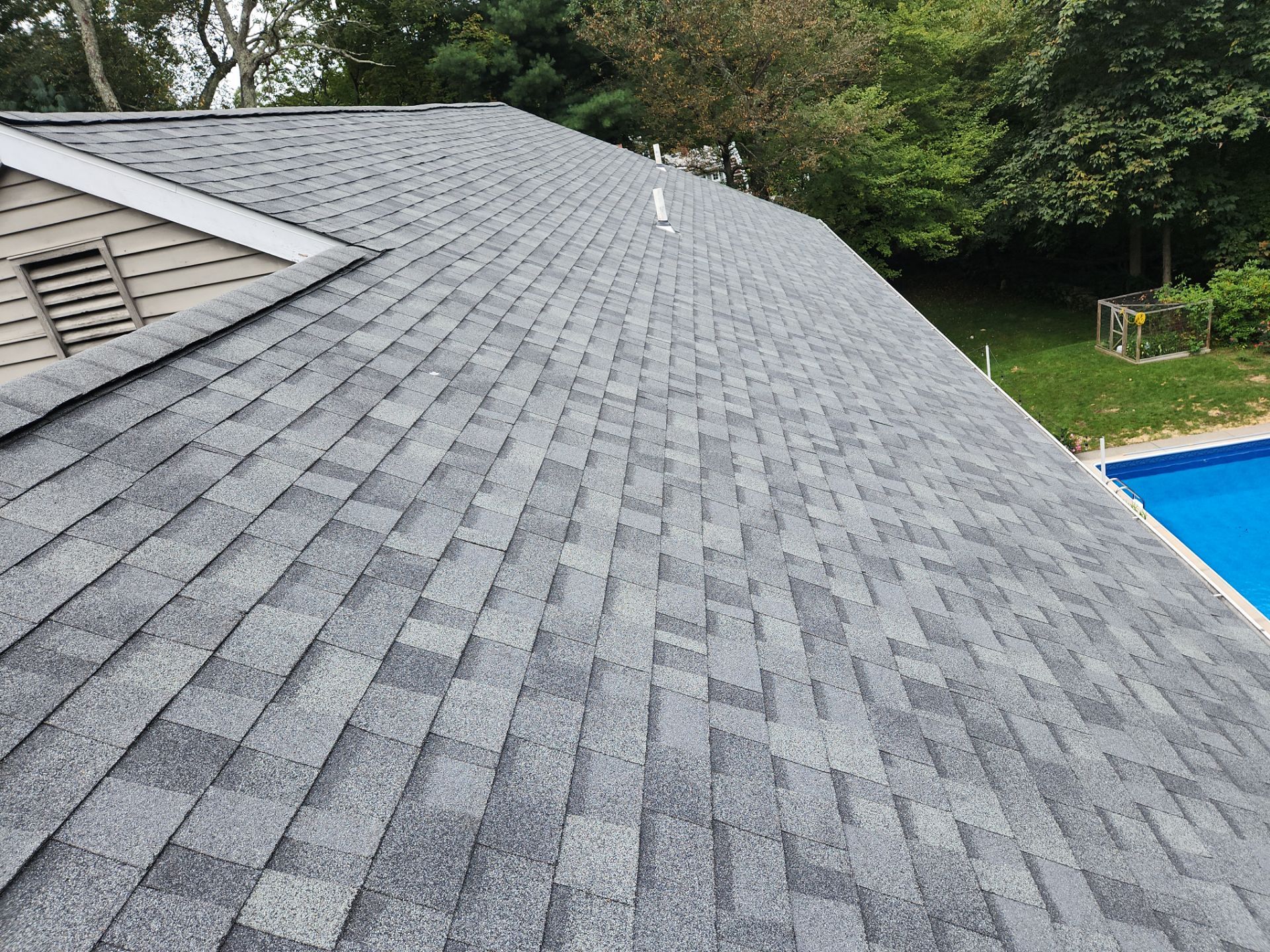 Residential Roofing Installation using Owens Corning TruDefinition Duration - Estate Gray by A Plus Exterior