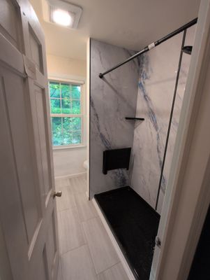 Complete Two-Bathroom Renovation in Wilmington