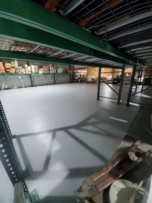 Neat Commercial Concrete Coating