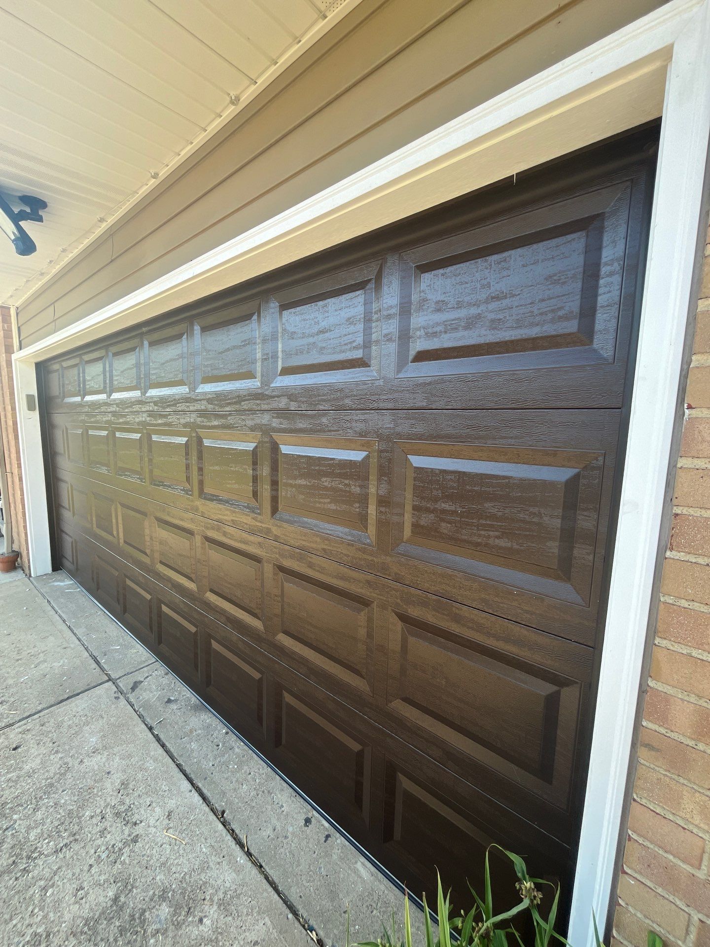 New Sectional Garage Door and Chamberlain Opener Installation in Parma by Ohio Garage Door Repair