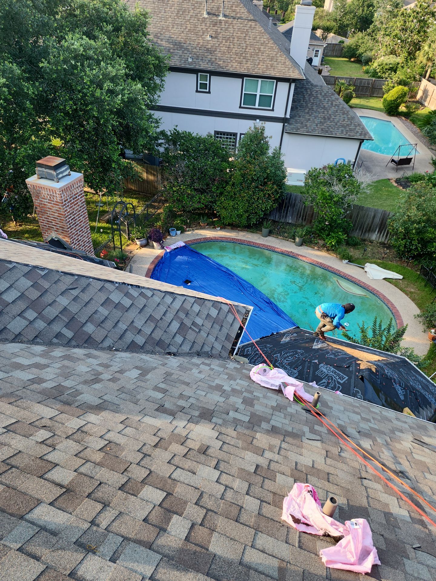 Residential Roofing Repair using Owen's Corning Duration (Lifetime) Shingles by Roof Repair Company