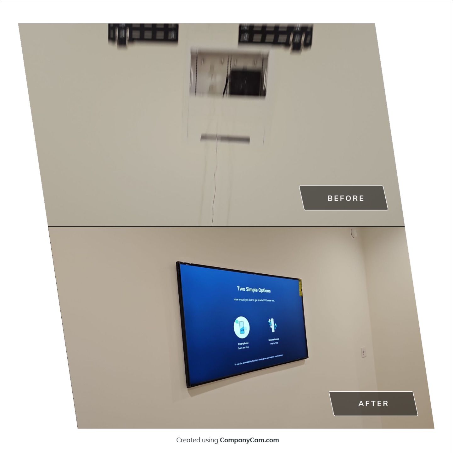 Before & After Transformations by Hangman Mounting & Installation