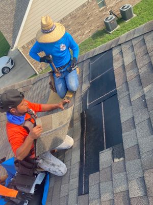 Residential Roofing Repair using Owen's Corning Duration (Lifetime) Shingles