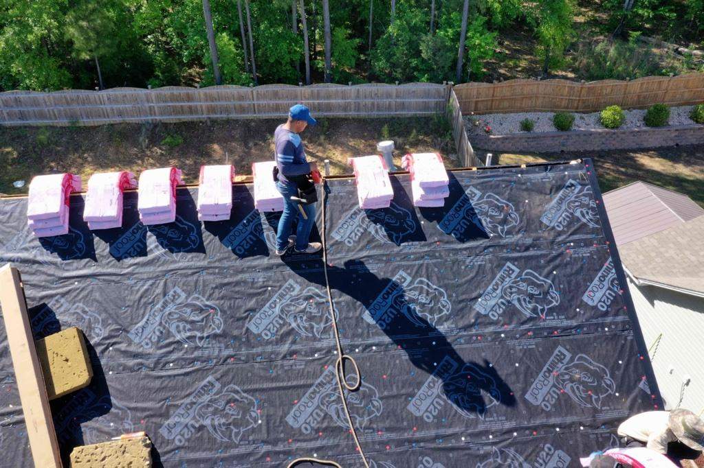 Residential Roofing Installation using Owens Corning® Oakridge Estate Gray by Indigo State Roofing