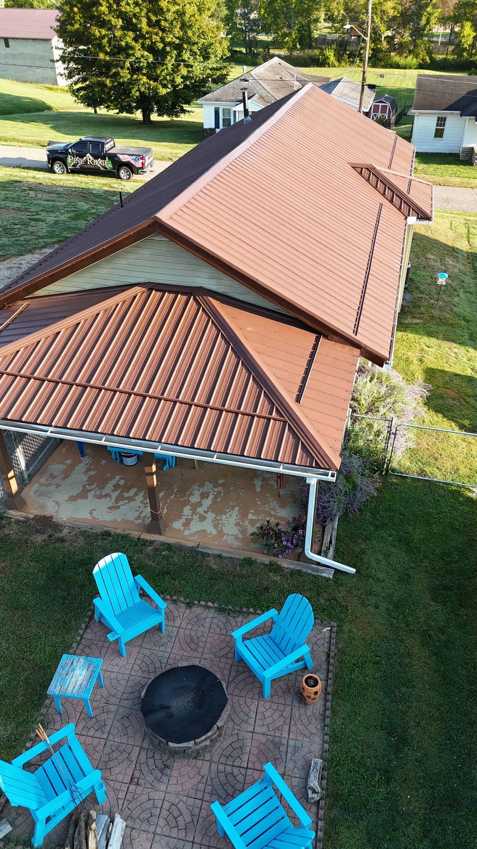Roseville Ohio Metal Roof Installation by Pine Ridge Roofing LLC