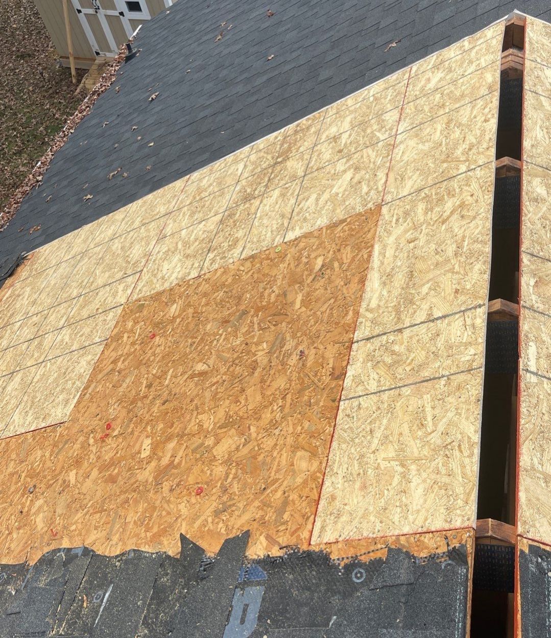 Roof replacement by wind damage and tree felling by Just Brilliant Restoration JBR