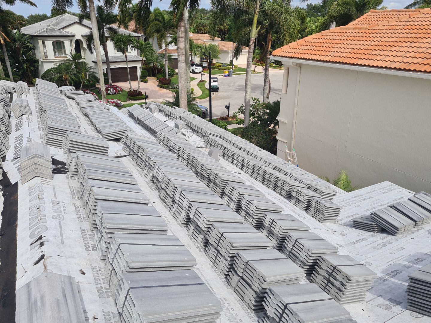 Residential Roofing Installation using WestLake Roofing Tile by BLUES BROTHERS CONSTRUCTION CORP