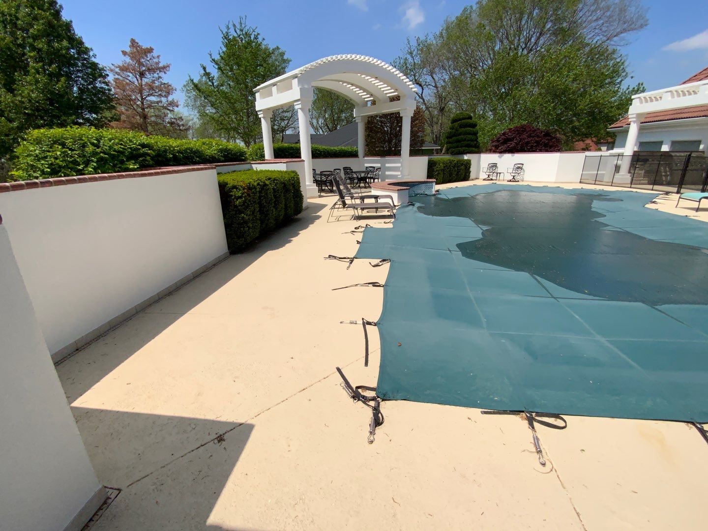 Pool Deck using Mount Everest by Select Painting, Coatings & Garage Cabinets