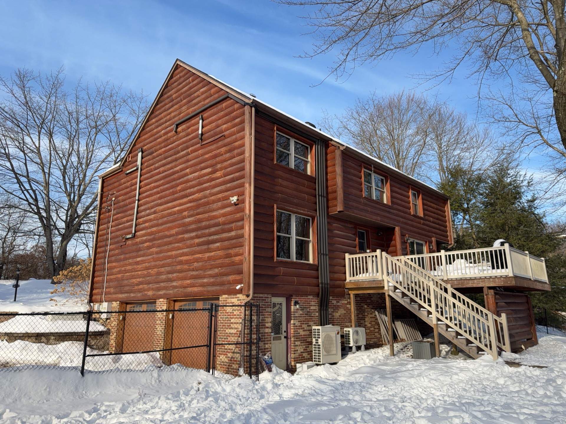 Wood Log Cabin to Everlast by Ideal Siding Pittsburgh