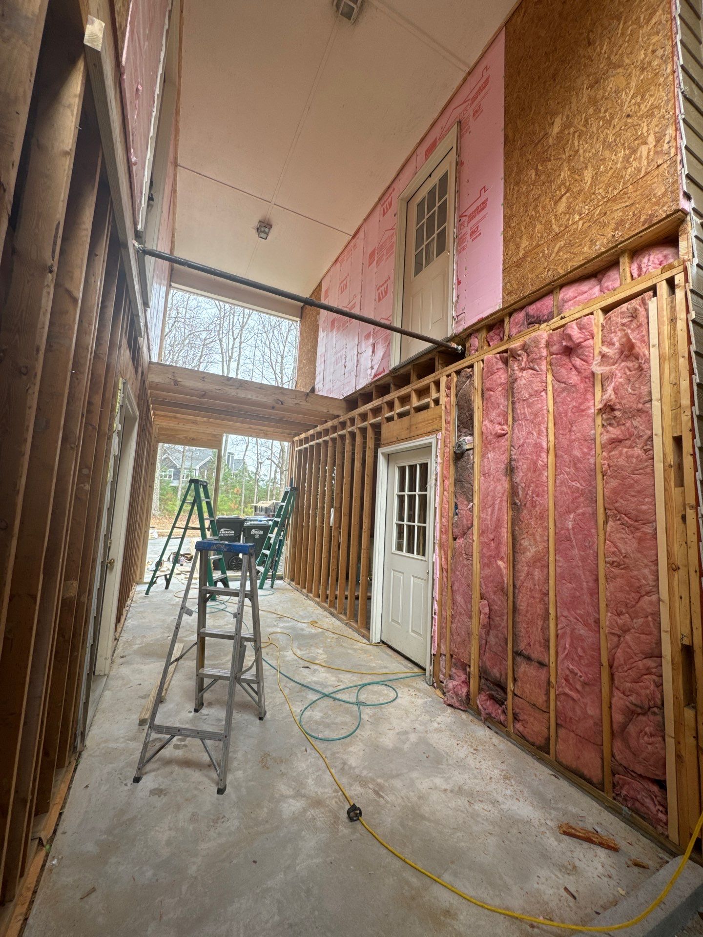 Full Basement Remodel in Powder Springs Featuring Custom Kitchenette by Swift Home Renovations