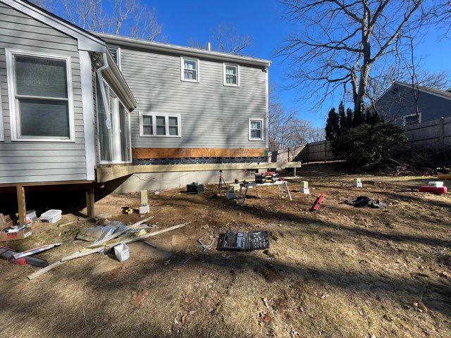 Deck and Sidin in Milford, MA by UBrothers Construction