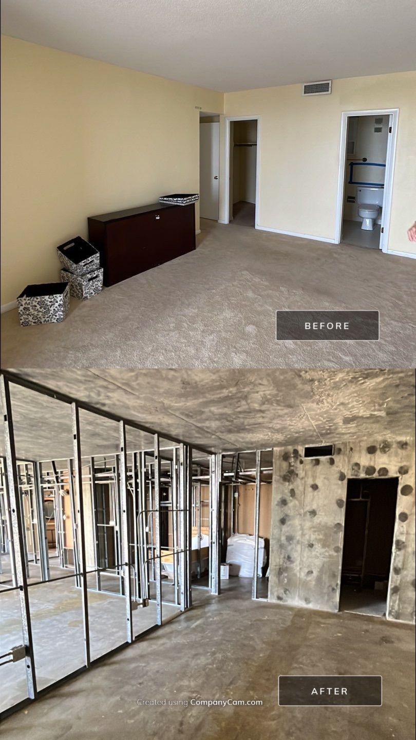 Interior Friable Asbestos Abatement by EAS Environmental, LLC.