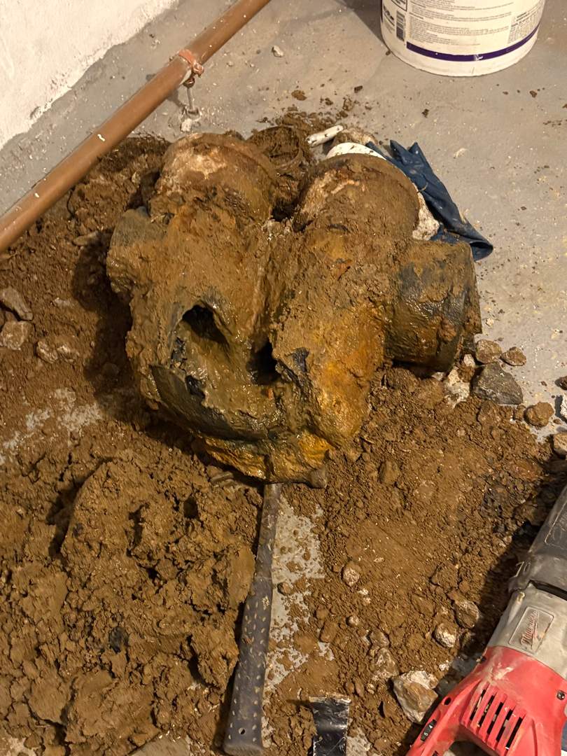 Sewage Line Replacement in Basement – Salem MA by FAGONE MECHANICAL