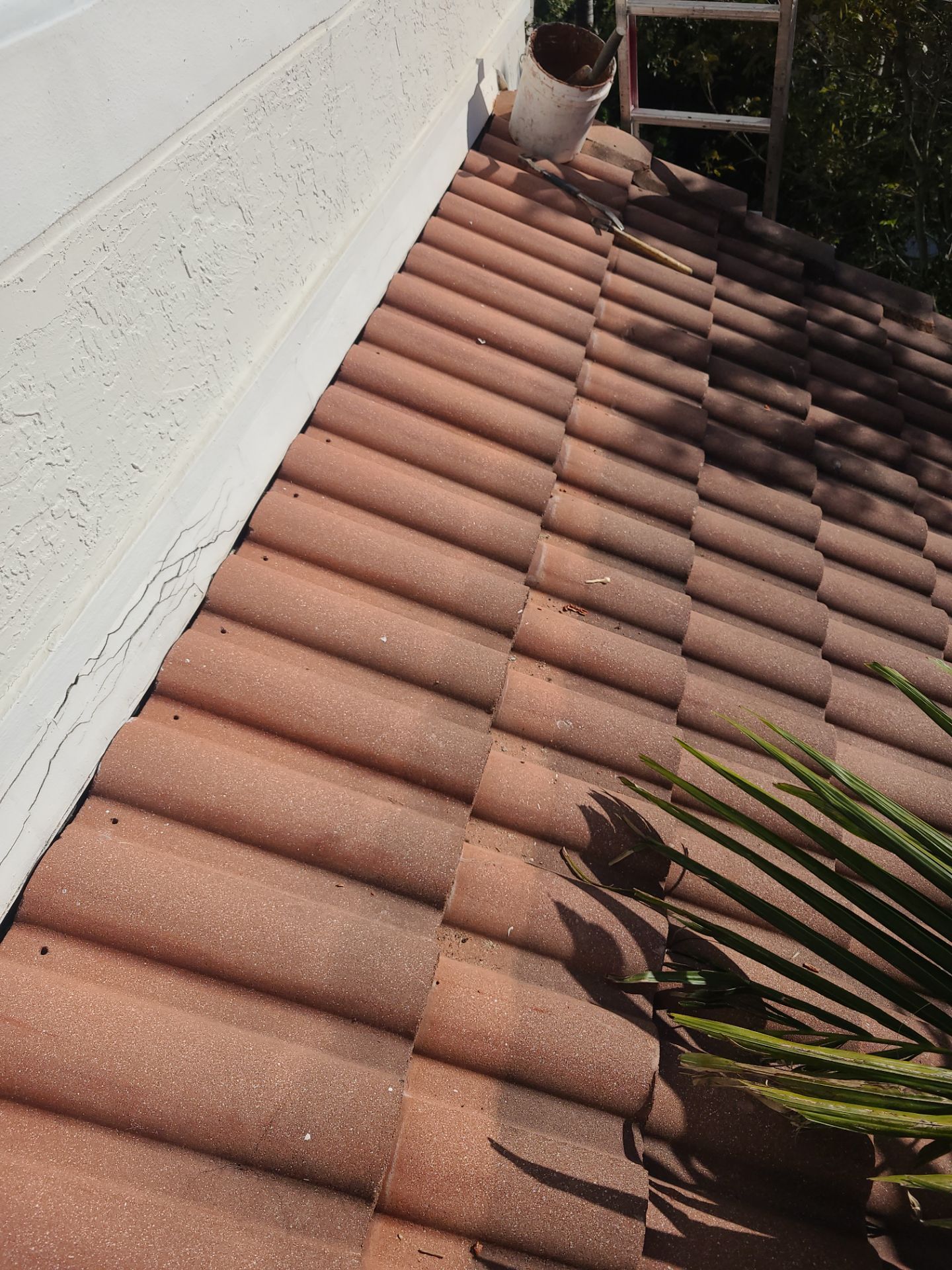 Concrete Tile Roof Repair and Ridge Cap Maintenance in Hypoluxo by Aastro Roofing