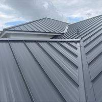 24ga 1.5" Mechanical Seam Charcoal Gray  by Total Roofing System The Metal Roof Experts