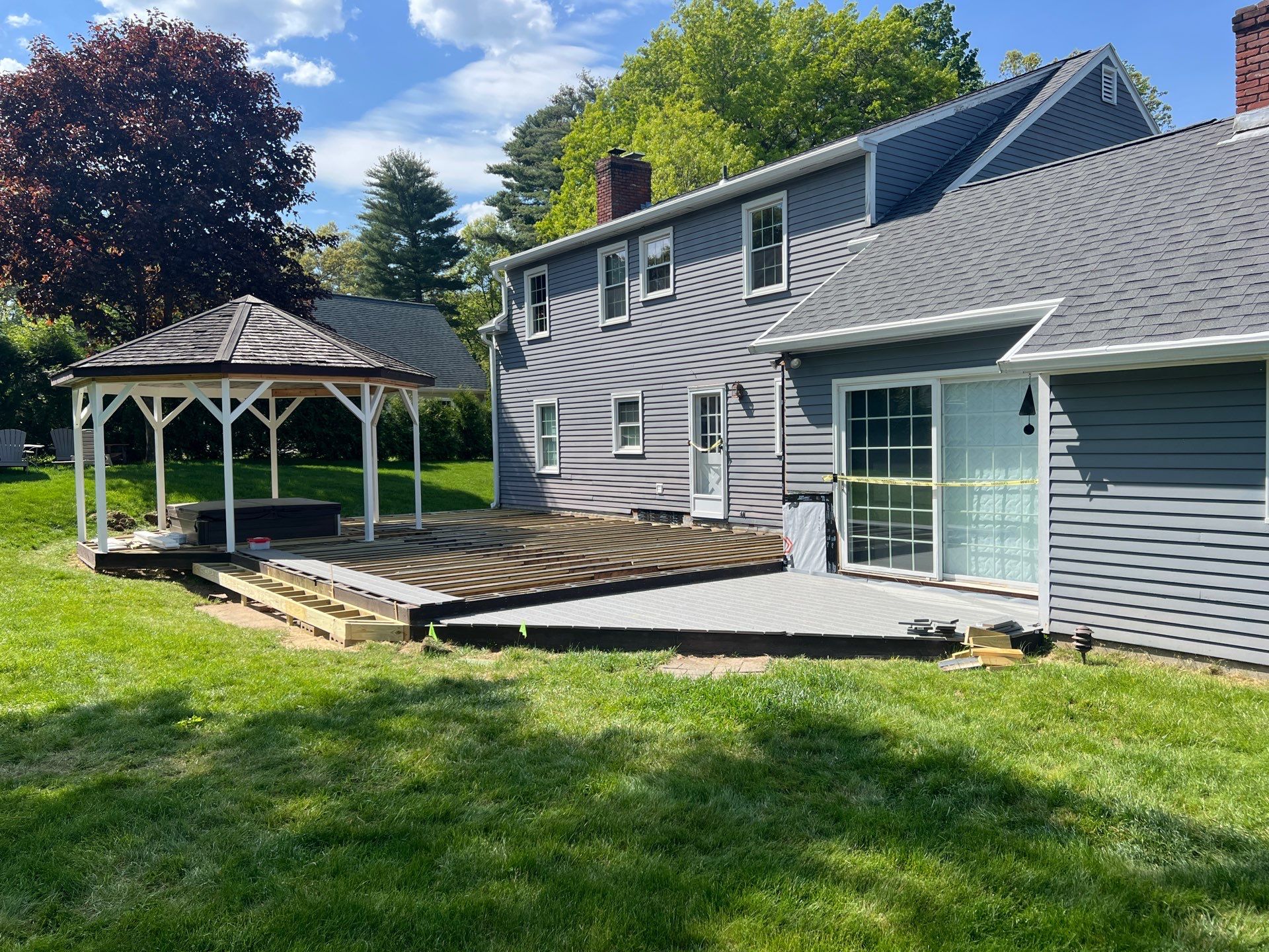 Deck Repair using Trex Select Decking by Chagnon Building & Remodeling LLC