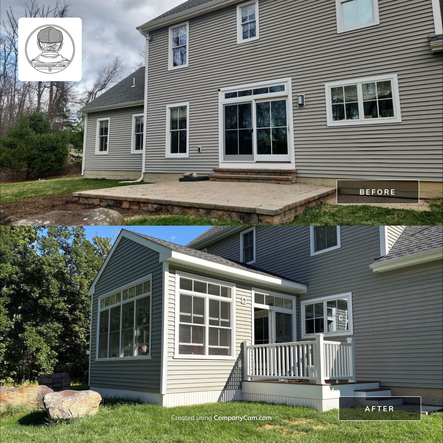 Beautiful sunroom addition  by DiGiorgi Roofing and Siding Inc