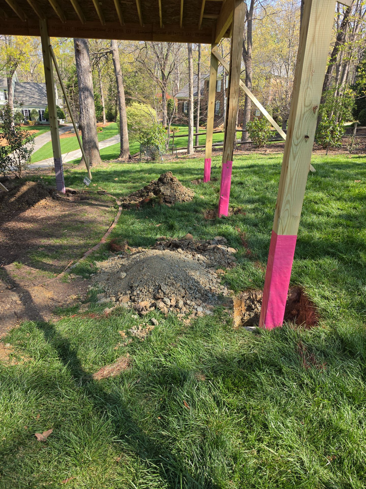Job site clean up in Charlotte by Badger Hauling