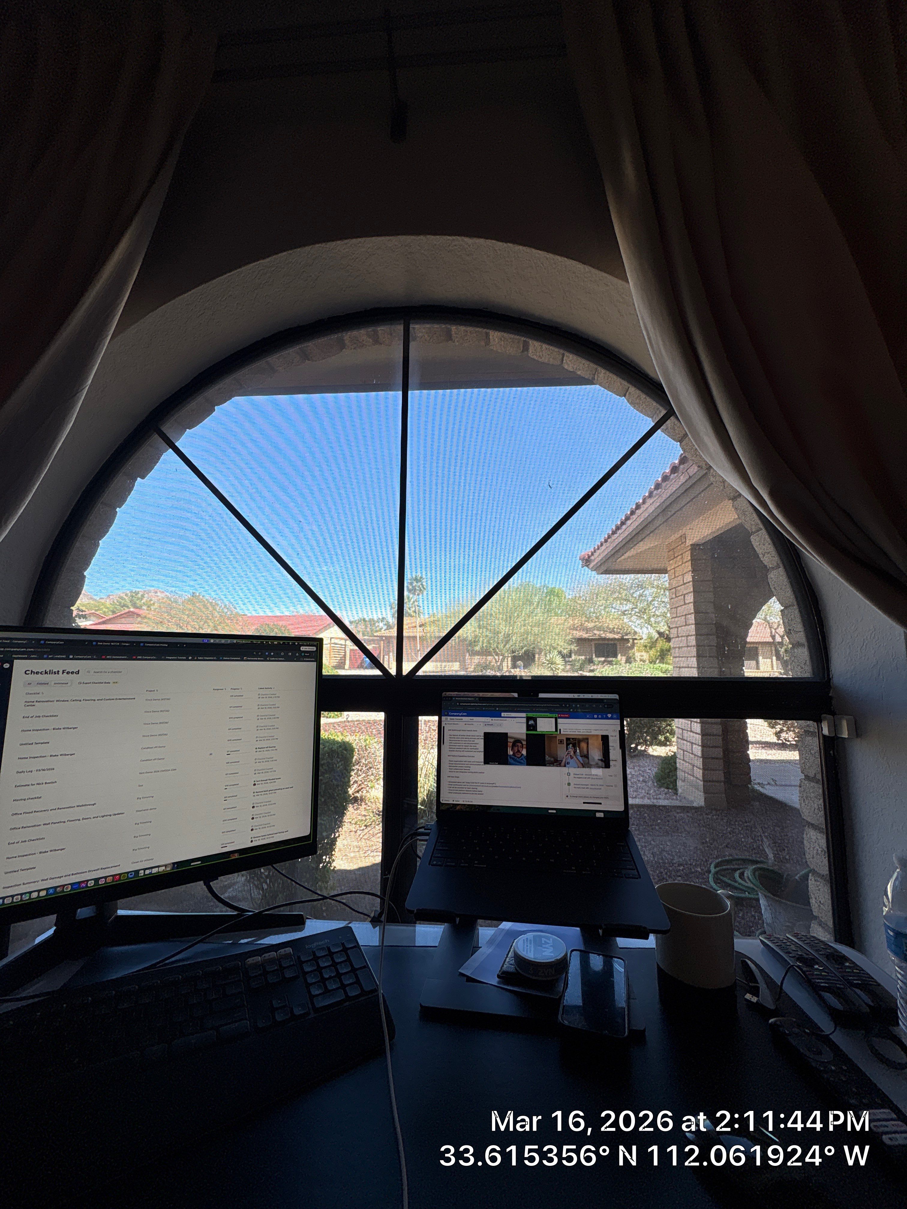 Home Office Setup and Living Area Refresh in Phoenix by CompanyCam Sales Demo