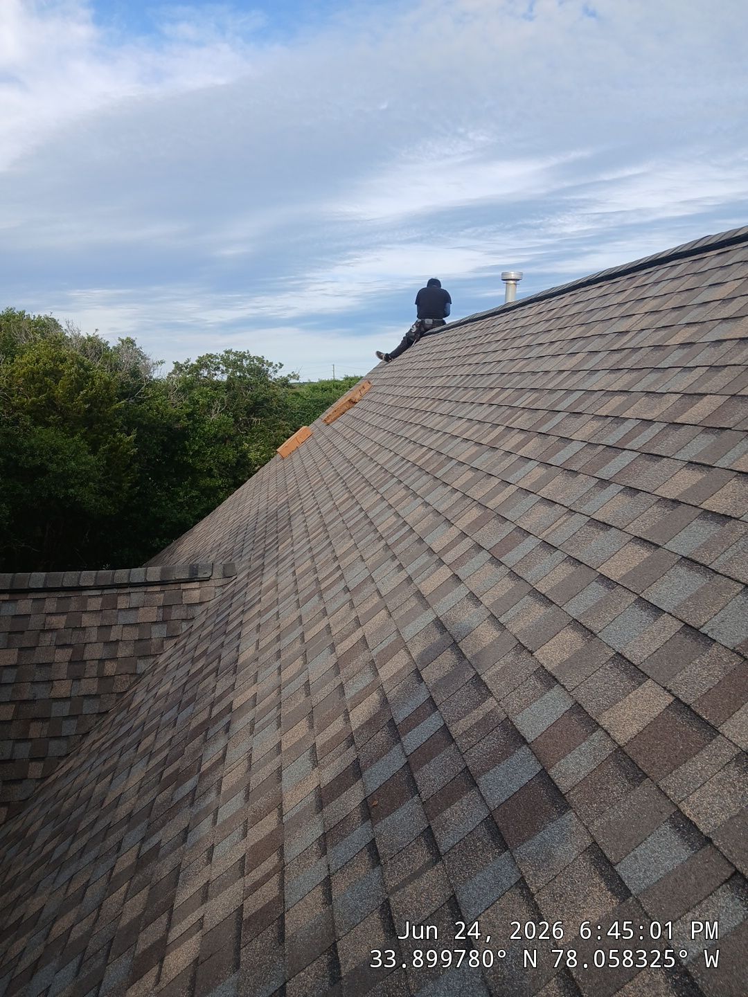 Oak Island Fortified Roof Replacement Using CertainTeed Landmark Pro Shingles by RGR Construction and Roofing, LLC
