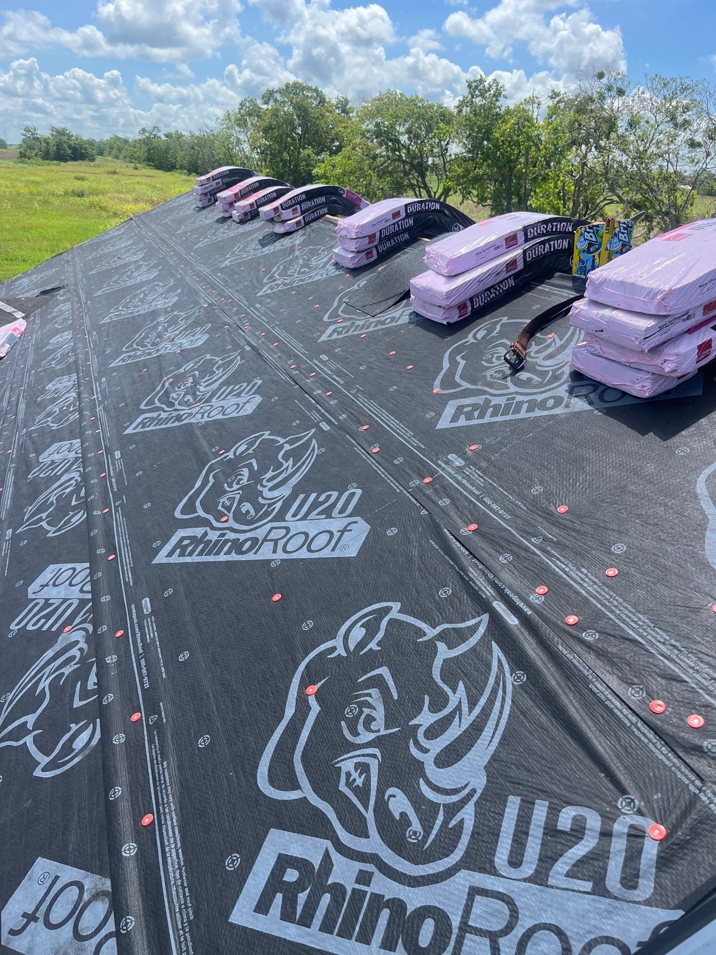 Residential Roofing Installation using Owen's Corning Duration (Lifetime) Shingles by Roof Repair Company