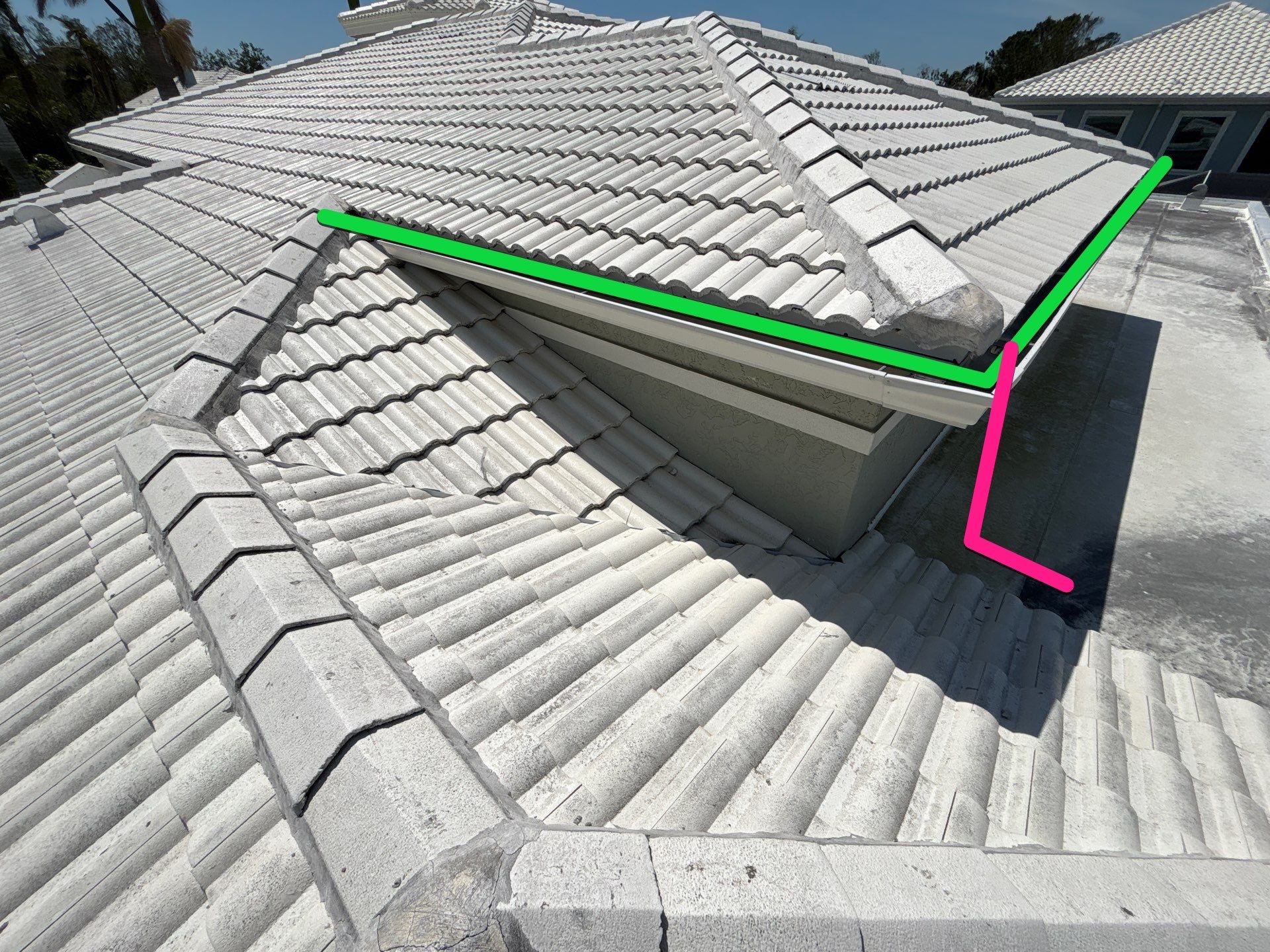 Splash Guard Gutters for Coastal Homes in Longboat Key FL by Gutter Professors