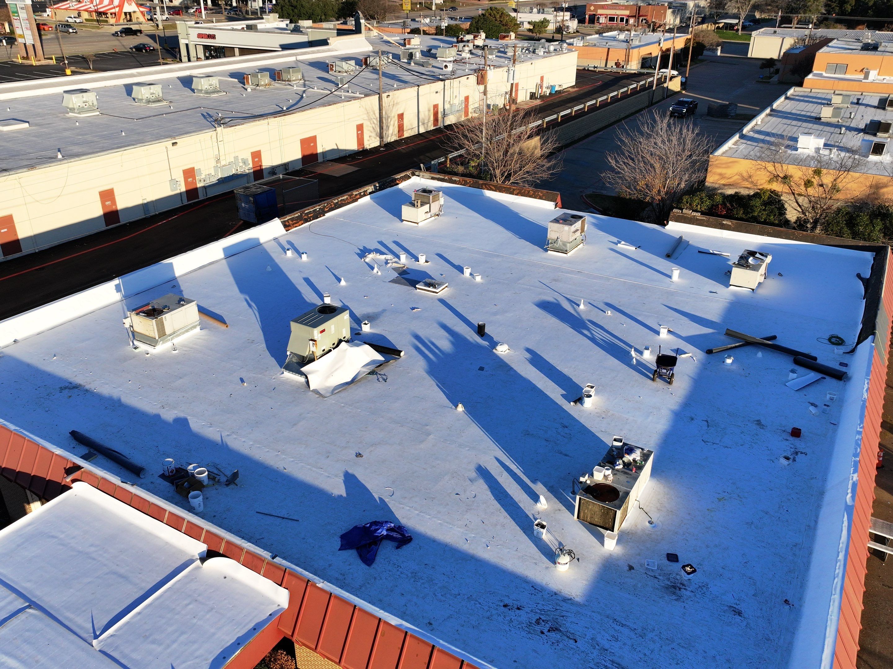Commercial Roofing Installation using GAF Evergaurd TPO 60 Mil by Becker Roofing and Exteriors
