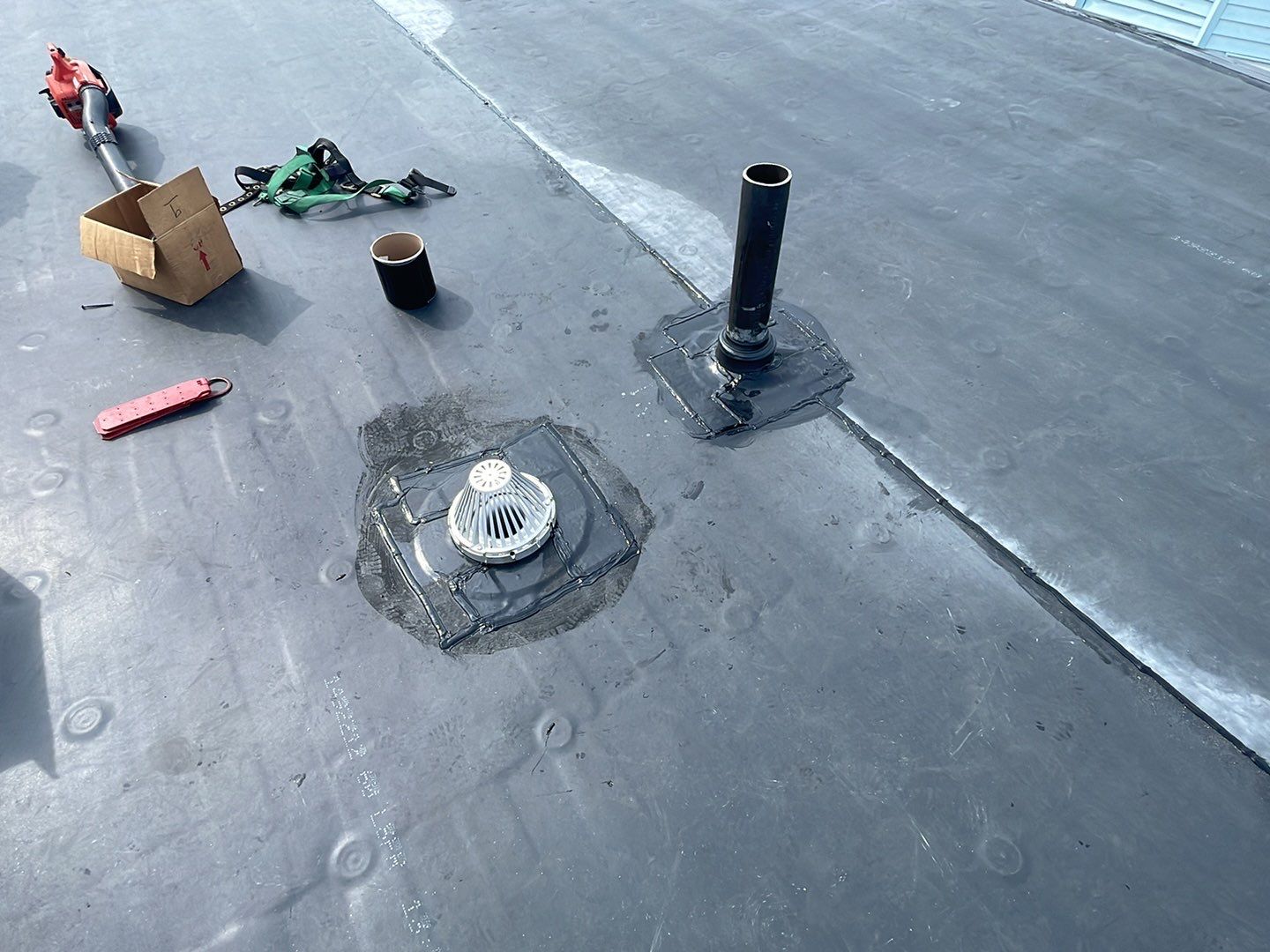 Residential Roofing Installation using EPDM/Rubber by Sensible Home Solutions