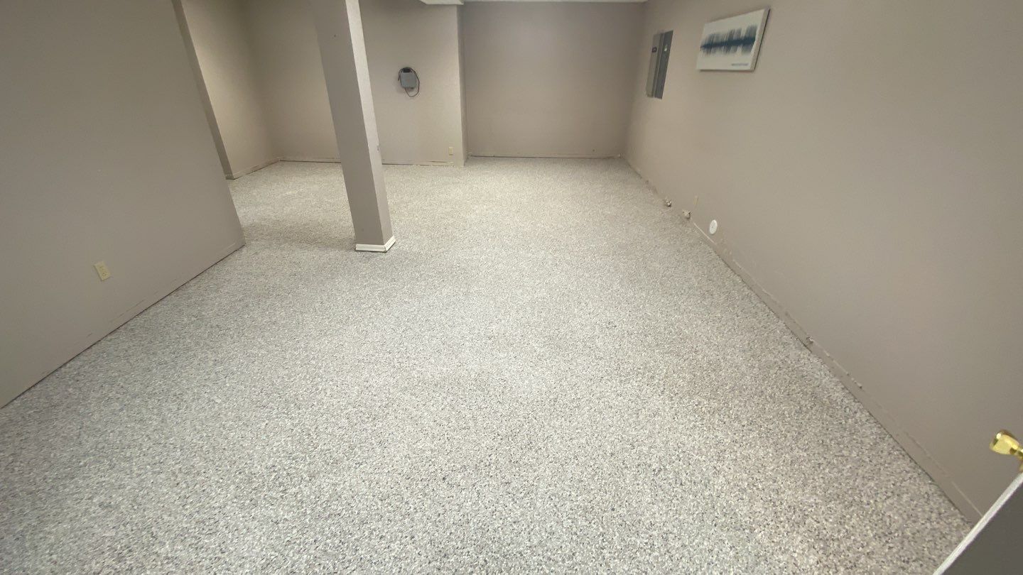 Basement/Garage/Driveway/Entry using Mt Everest & Pebble Beach by Croc Coatings, LLC