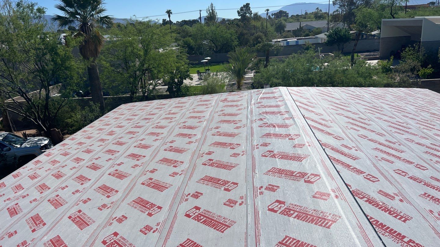 Light Stone Exposed Fastener by Reimagine Roofing