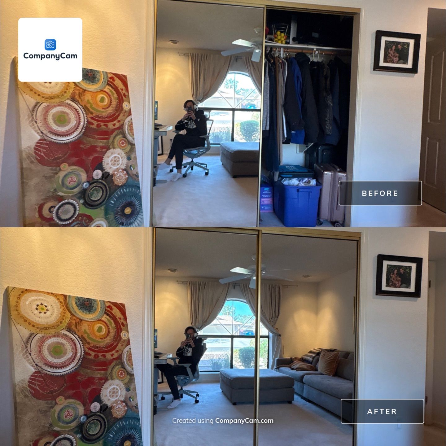 Bathroom Addition using Drywall by CompanyCam Sales Demo
