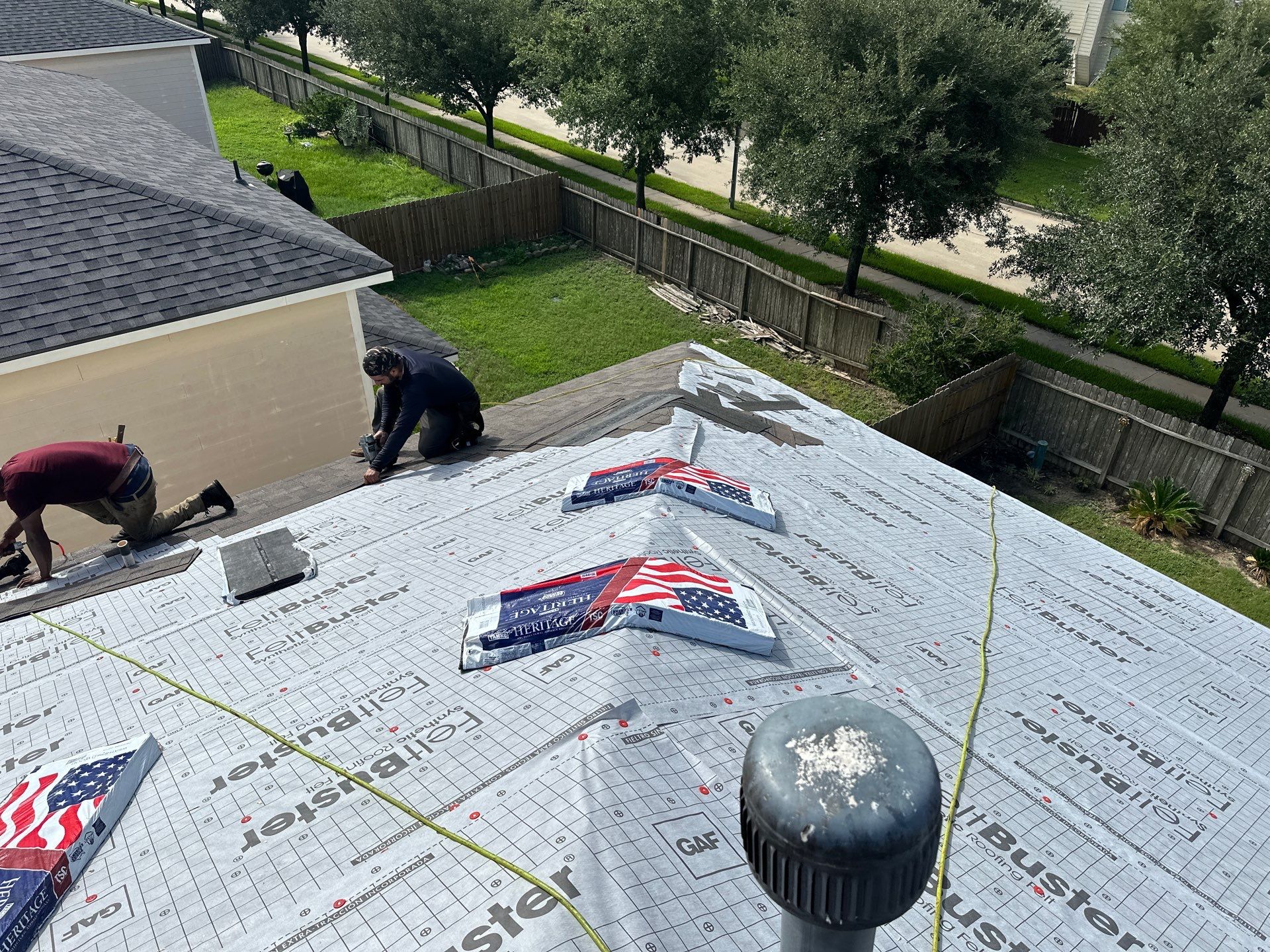Project in Katy by Motion Roofing