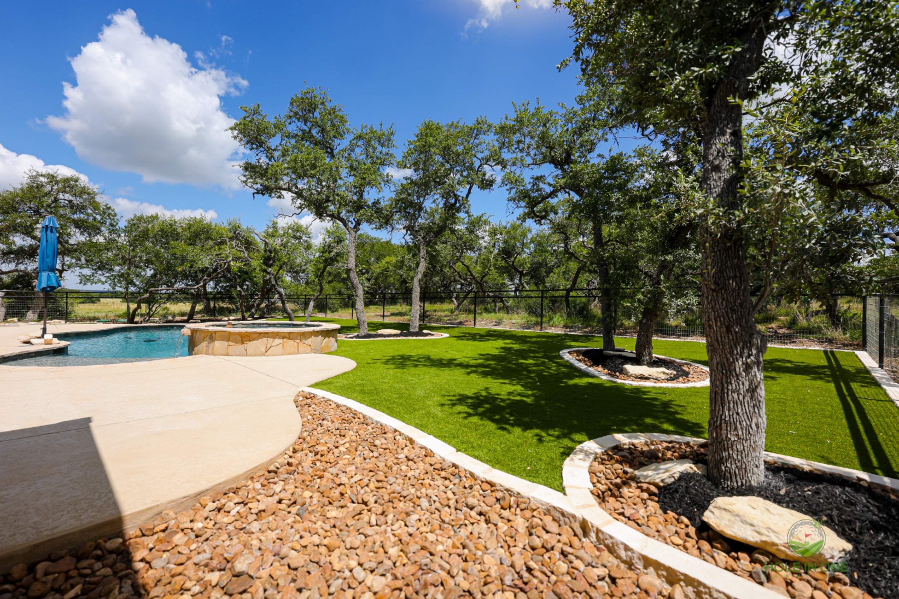 Belle Oak, Bulverde Tx. by Hole In One Lawns, LLC