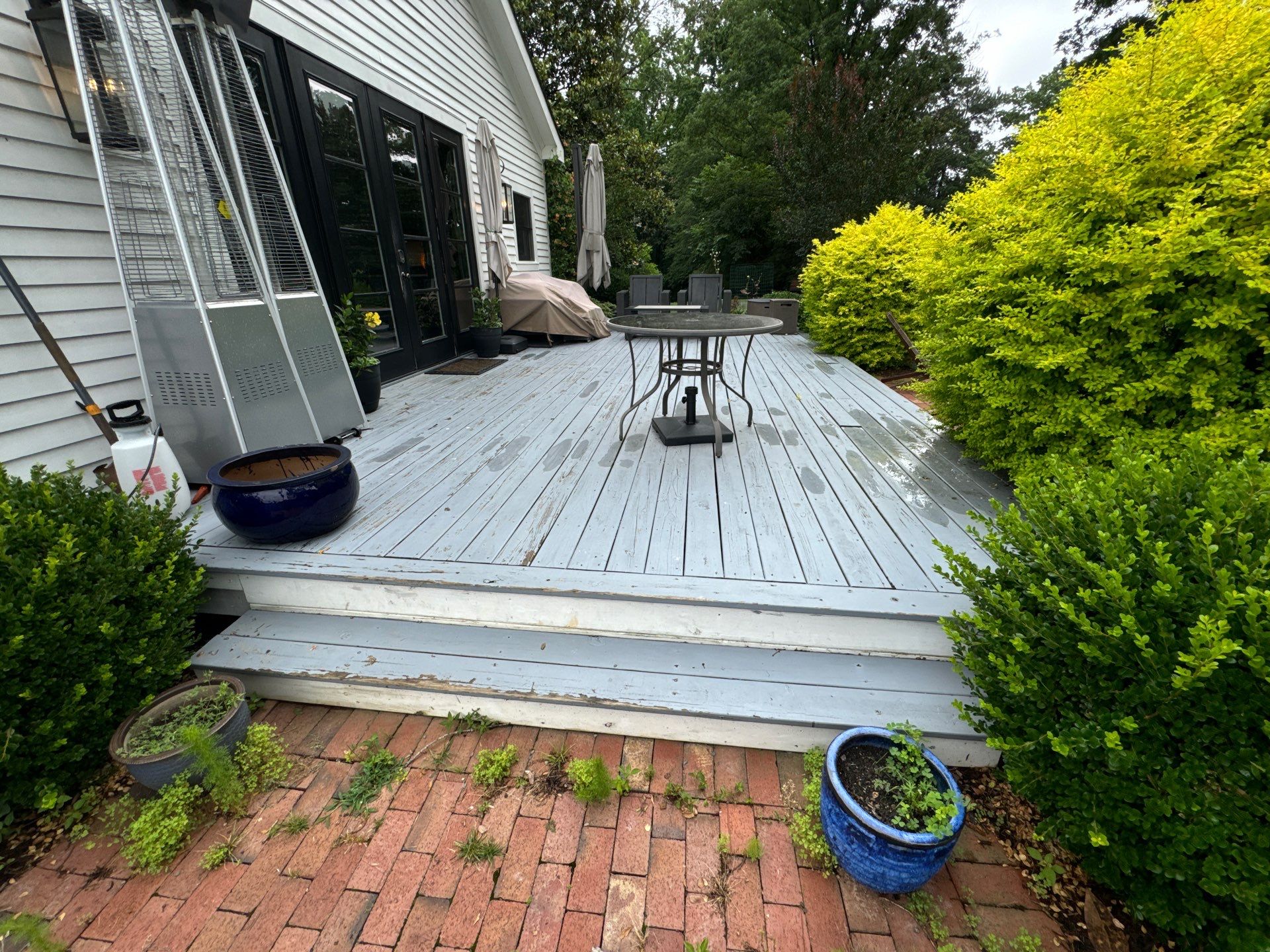 Exterior painting and Deck staining by GonzalezPainters & Contractors Inc