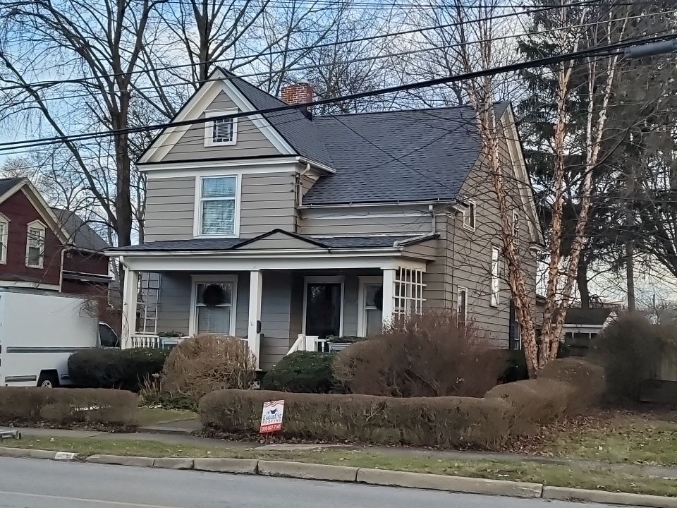 ATLAS PINNACLE COLOR: PRISTINE PEWTER DRIP EDGE: BLACK by Eagle Eye Roofing