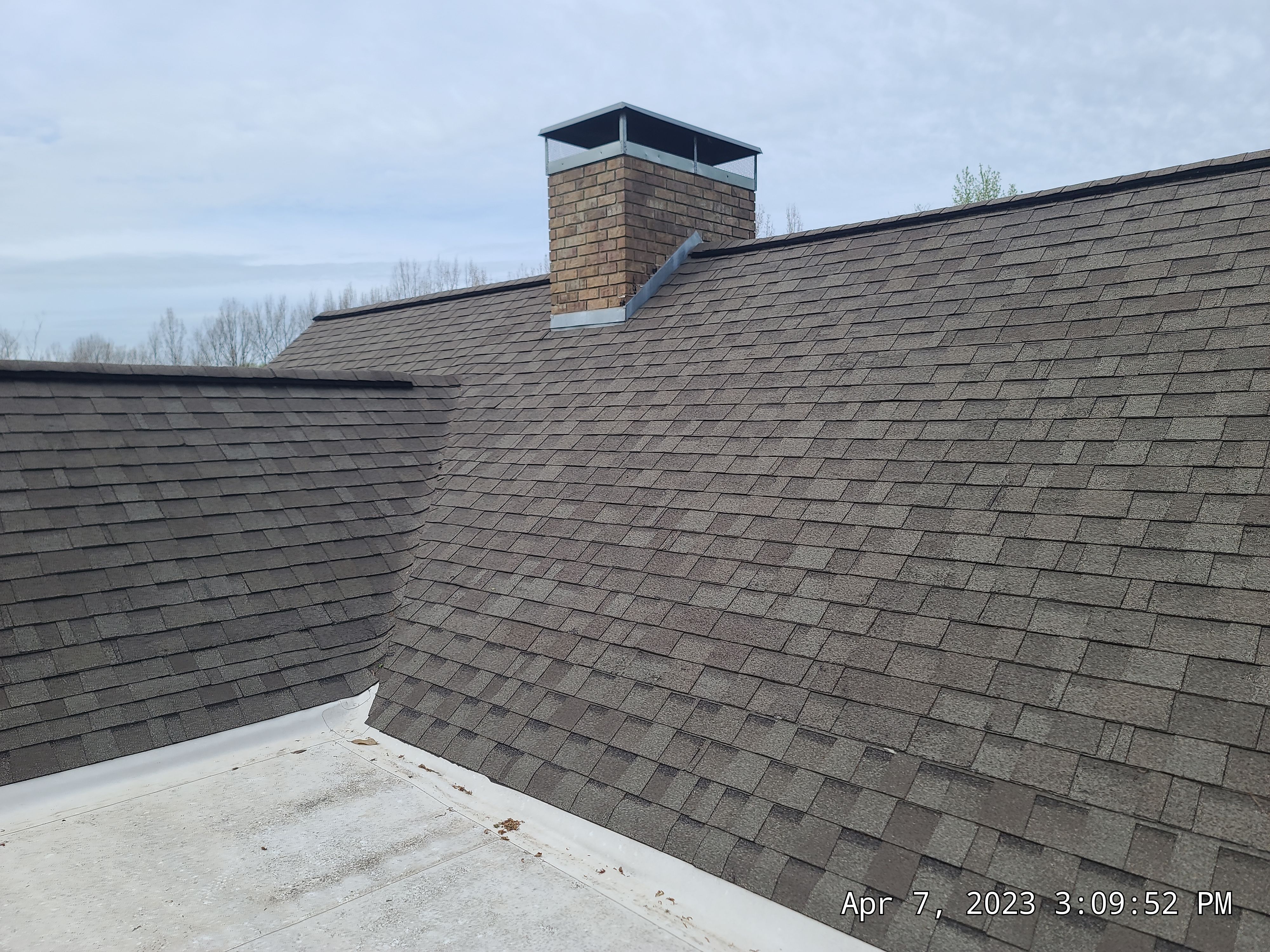 Residential Roofing Installation using 50 mil PVC by Hostetler Roofing