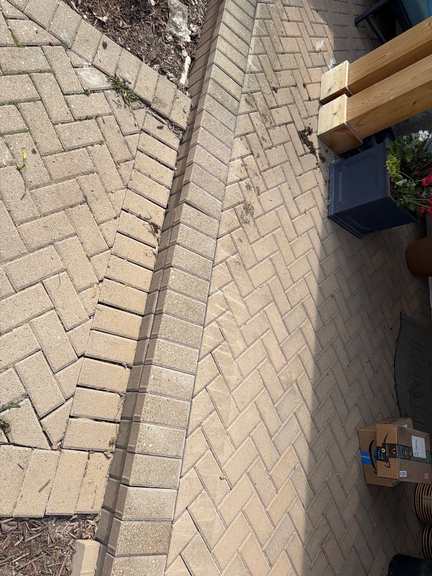 Brick paver repair, cleaning and sealing by Northern Power Washing LLC.