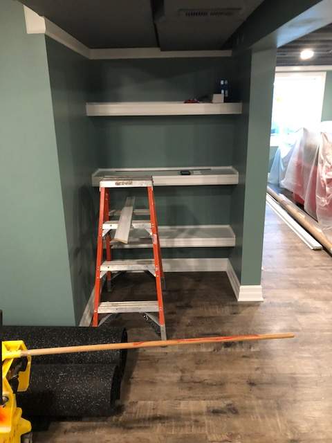 Basement Remodel by Ivy Lea Construction
