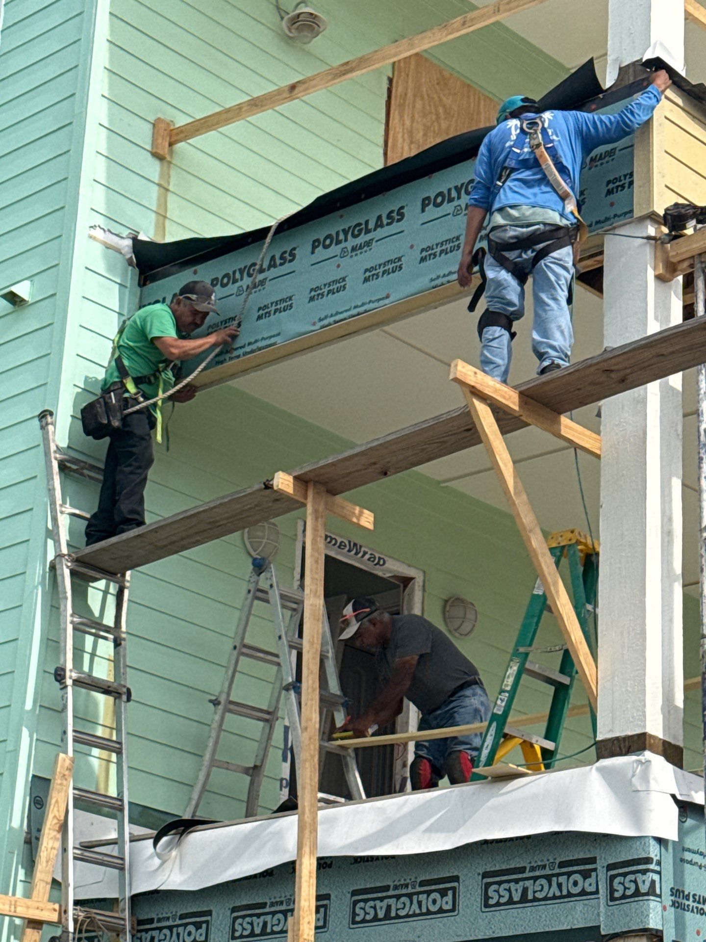 Walk Out Patio Cover by Bayfront Roofing and Construction