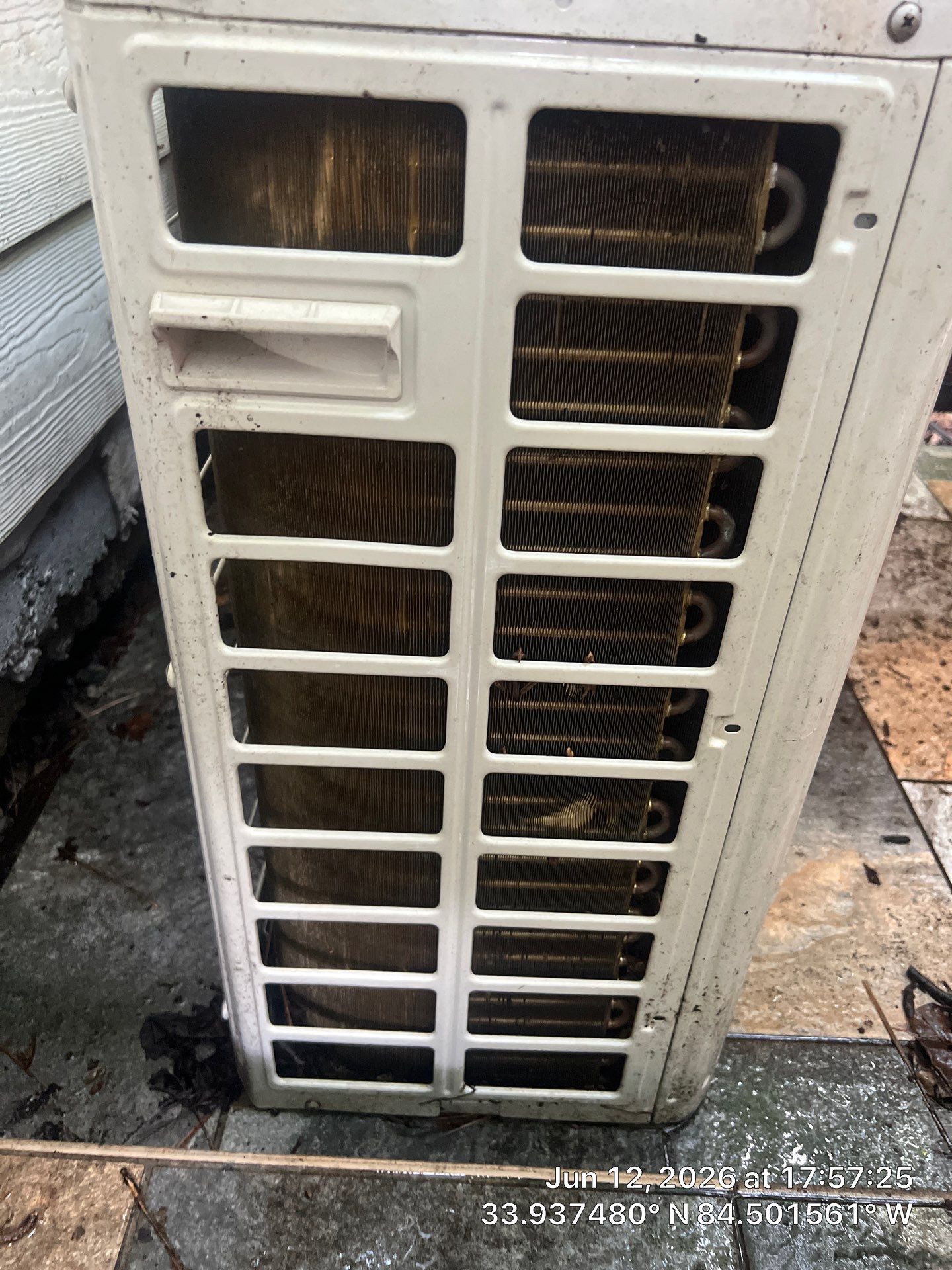 Gree Ductless Mini-Split Outdoor Unit Installation in Marietta by Veasey Mechanical Services