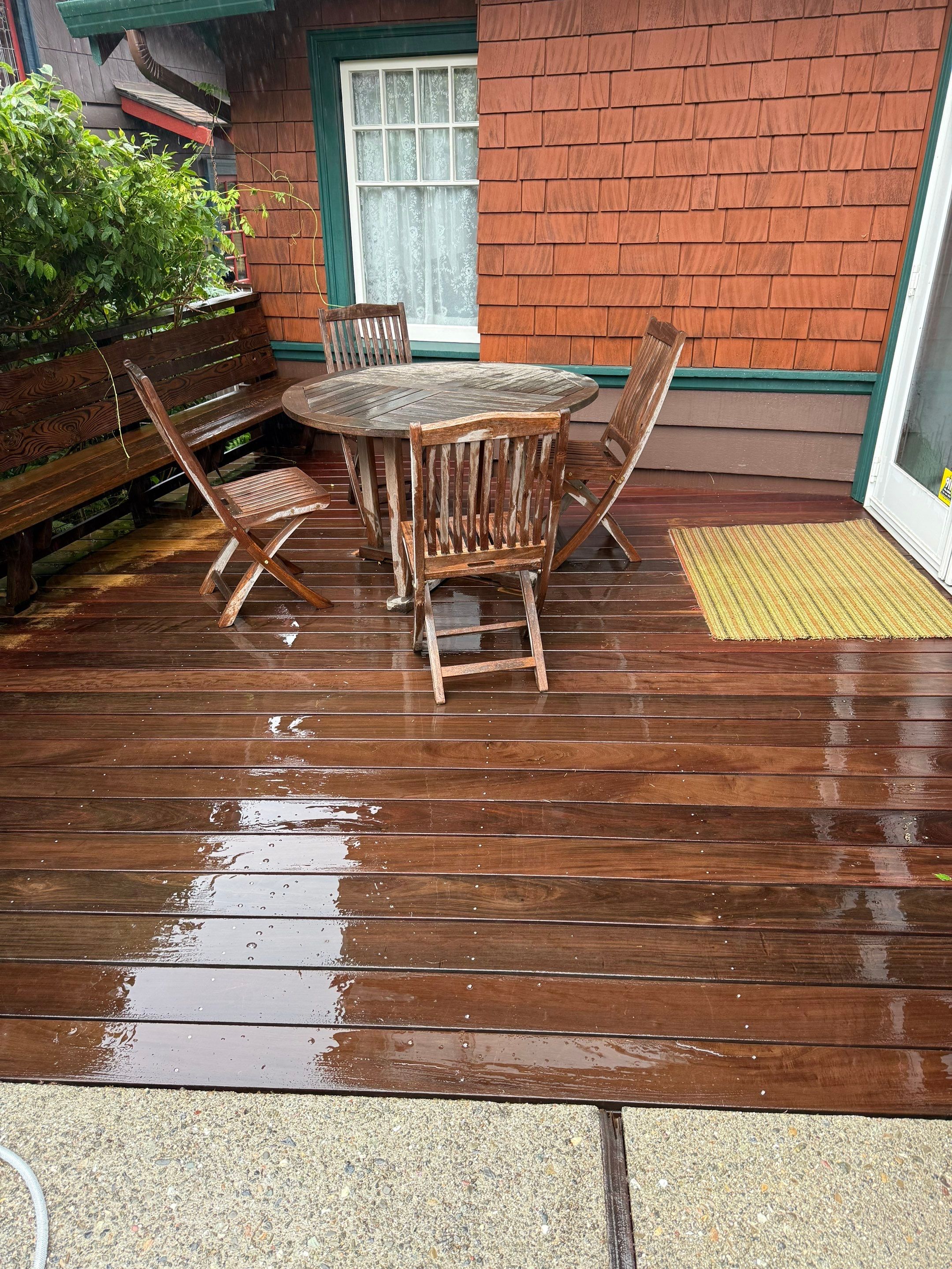 Full back garden refresh by SpotFree Window Cleaning