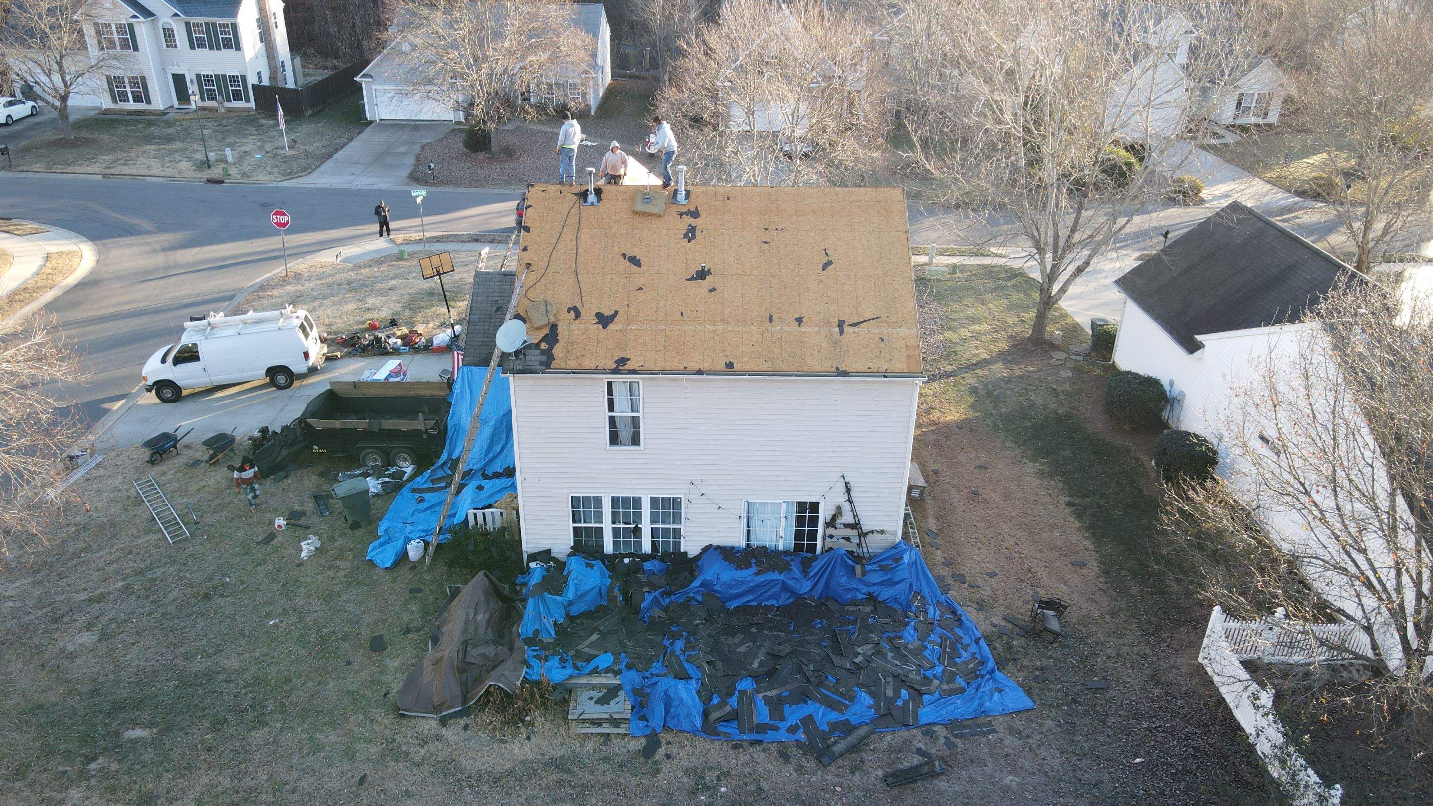 Residential Roofing Installation using GAF Timberline HDZ Charcoal by RISE Roofing & Restoration, LLC